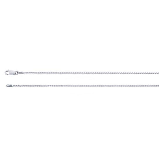 Sterling Silver Round Wheat Chain